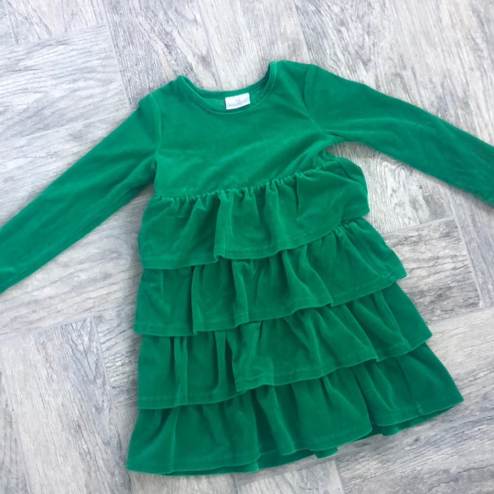 Hanna Andersson | Tiered Velvet Twirl Dress